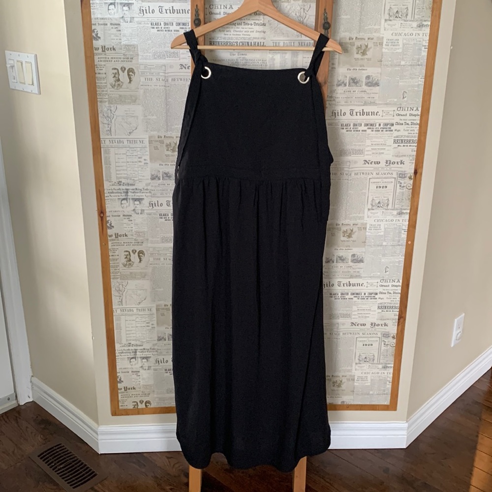Shein Tie Overall/ Pinafore Dress